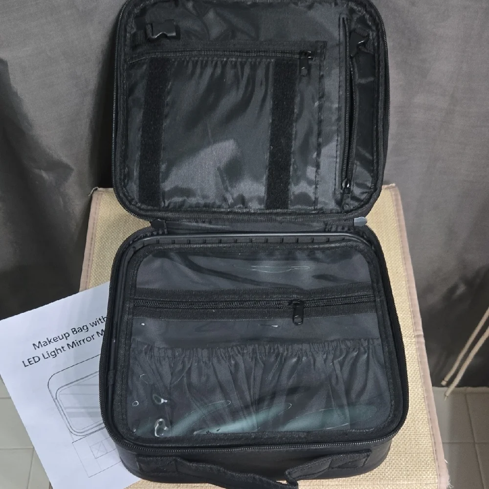 SALE! Portable LED Mirror with Black Cosmetic Case